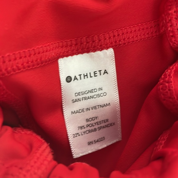 Athleta Rainer Leggings - Red, Small - Picture 6 of 11